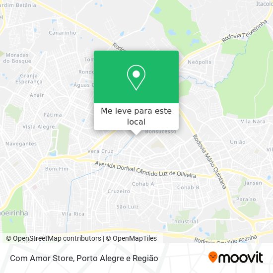 Com Amor Store mapa