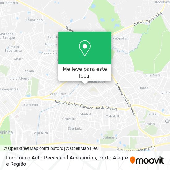 Luckmann Auto Pecas and Acessorios mapa