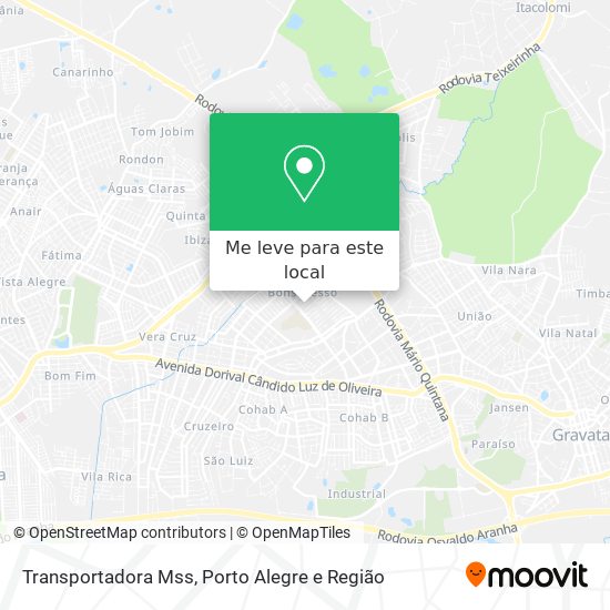 Transportadora Mss mapa