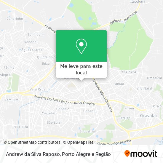 Andrew da Silva Raposo mapa