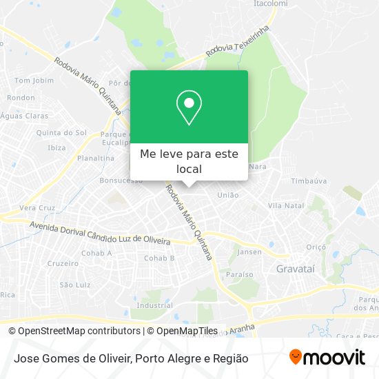 Jose Gomes de Oliveir mapa