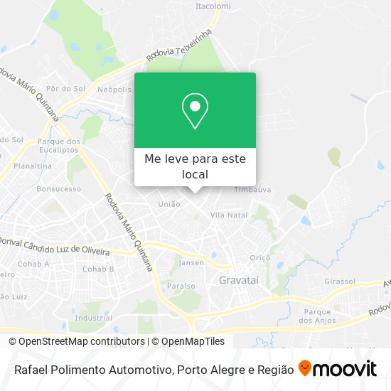 Rafael Polimento Automotivo mapa