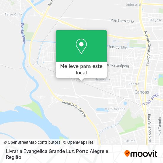 Livraria Evangelica Grande Luz mapa