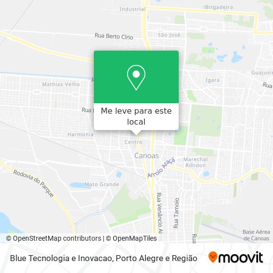 Blue Tecnologia e Inovacao mapa