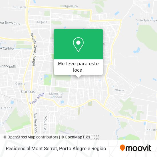 Residencial Mont Serrat mapa
