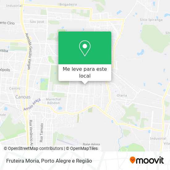 Fruteira Moria mapa