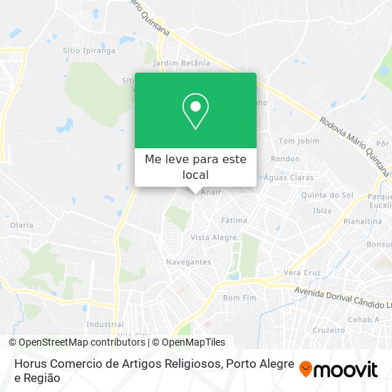 Horus Comercio de Artigos Religiosos mapa