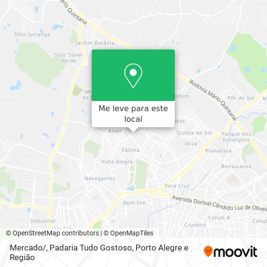 Mercado/, Padaria Tudo Gostoso mapa