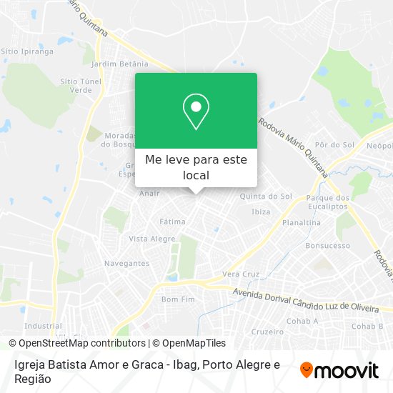 Igreja Batista Amor e Graca - Ibag mapa