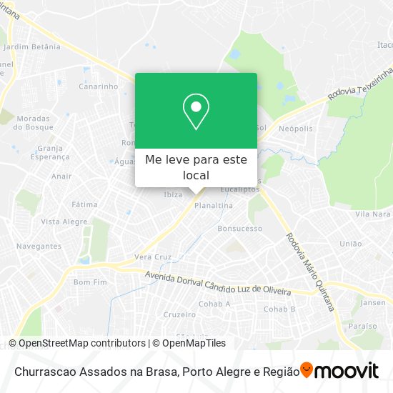 Churrascao Assados na Brasa mapa