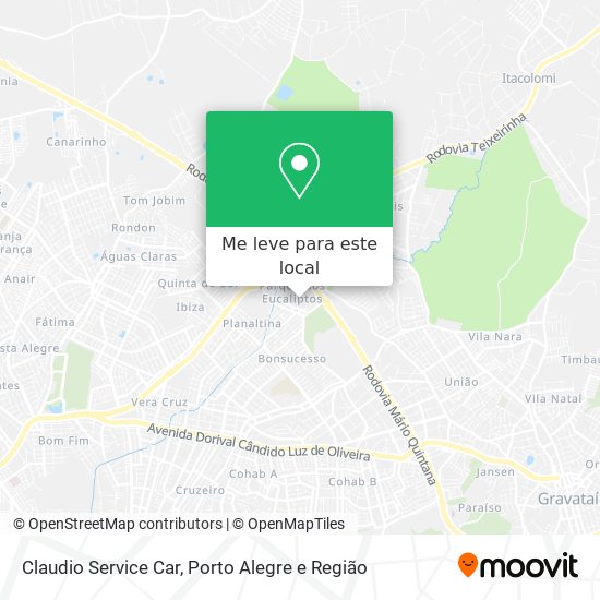 Claudio Service Car mapa