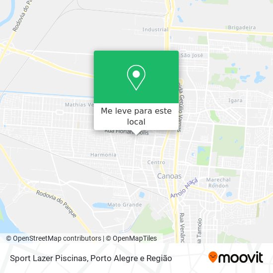 Sport Lazer Piscinas mapa