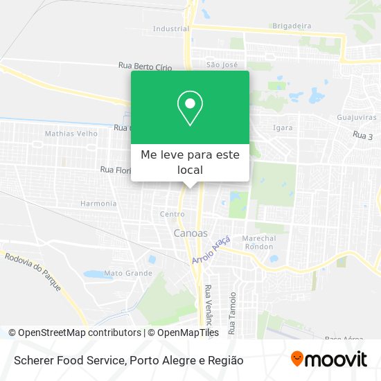 Scherer Food Service mapa