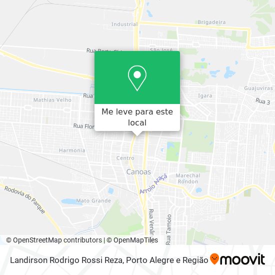 Landirson Rodrigo Rossi Reza mapa