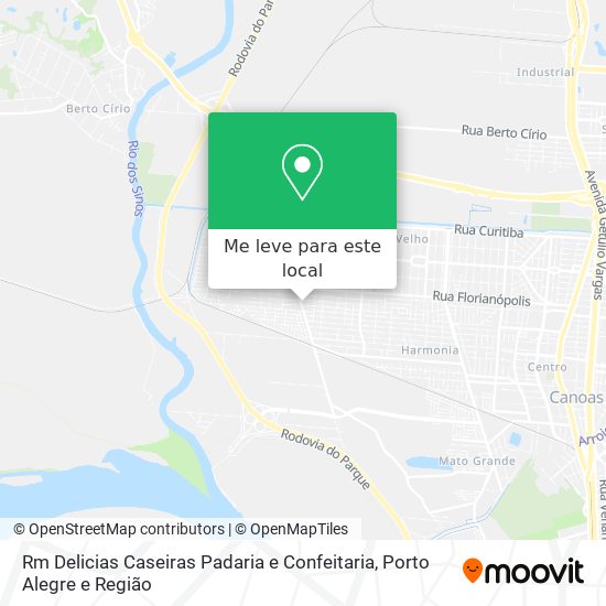 Rm Delicias Caseiras Padaria e Confeitaria mapa