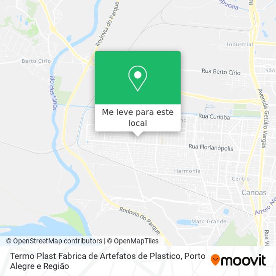 Termo Plast Fabrica de Artefatos de Plastico mapa