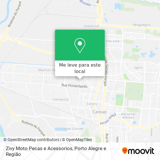Zivy Moto Pecas e Acessorios mapa