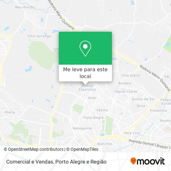 Comercial e Vendas mapa