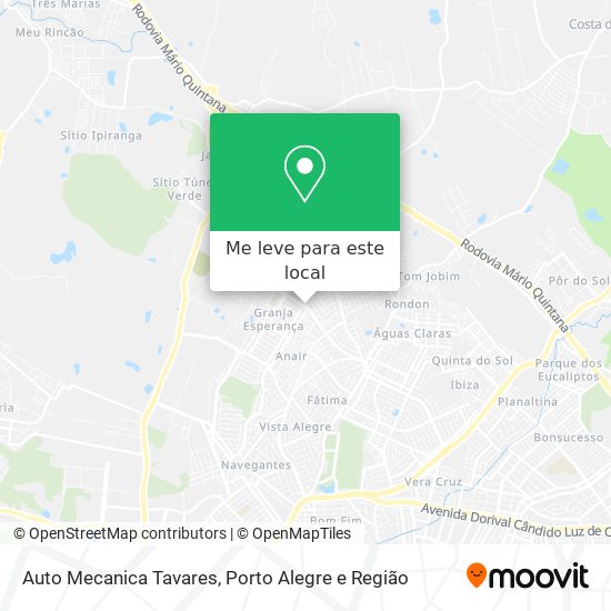 Auto Mecanica Tavares mapa