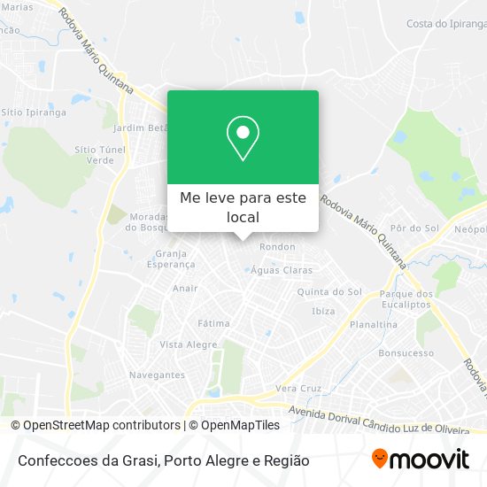 Confeccoes da Grasi mapa