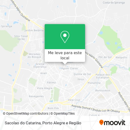 Sacolao do Catarina mapa