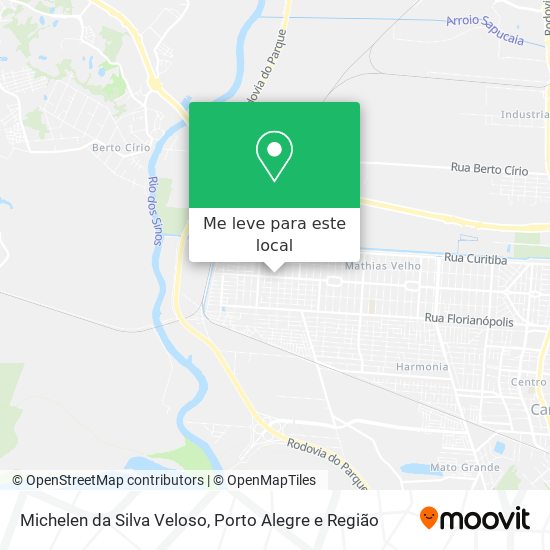 Michelen da Silva Veloso mapa