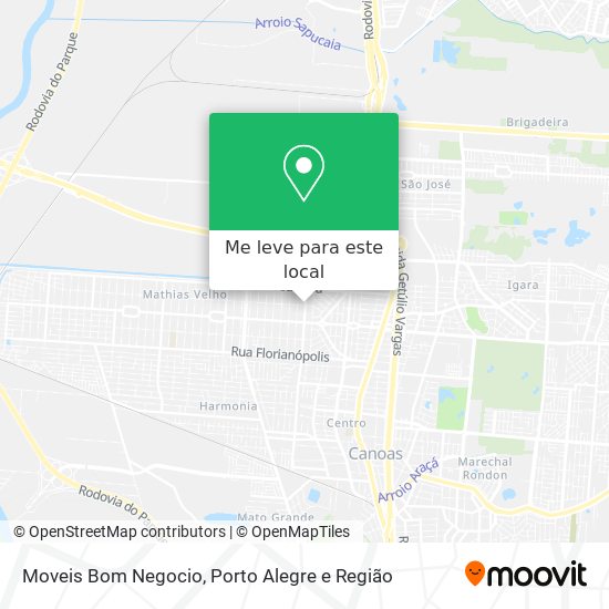 Moveis Bom Negocio mapa