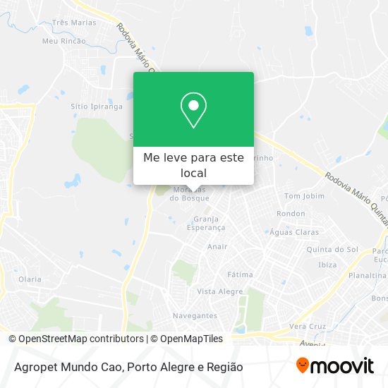 Agropet Mundo Cao mapa