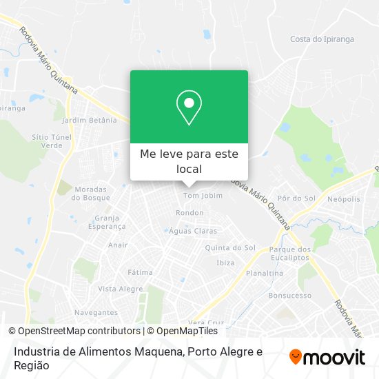 Industria de Alimentos Maquena mapa