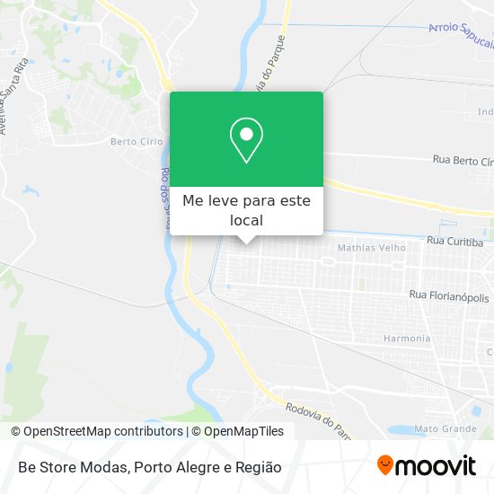 Be Store Modas mapa