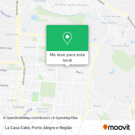 La Casa Cake mapa
