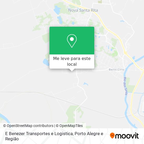 E Benezer Transportes e Logistica mapa