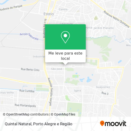 Quintal Natural mapa