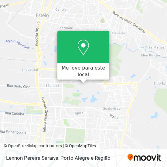 Lennon Pereira Saraiva mapa