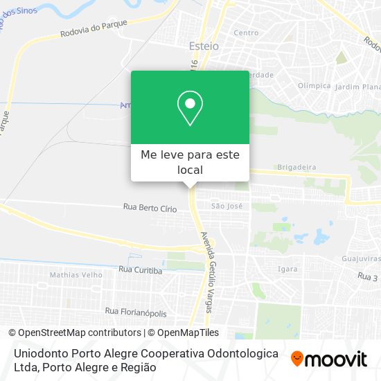 Uniodonto Porto Alegre Cooperativa Odontologica Ltda mapa