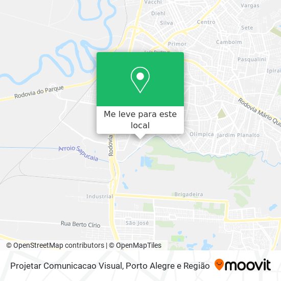 Projetar Comunicacao Visual mapa