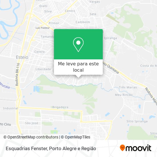 Esquadrias Fenster mapa