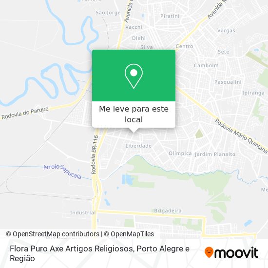 Flora Puro Axe Artigos Religiosos mapa