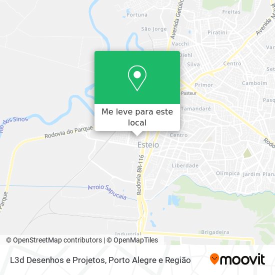 L3d Desenhos e Projetos mapa