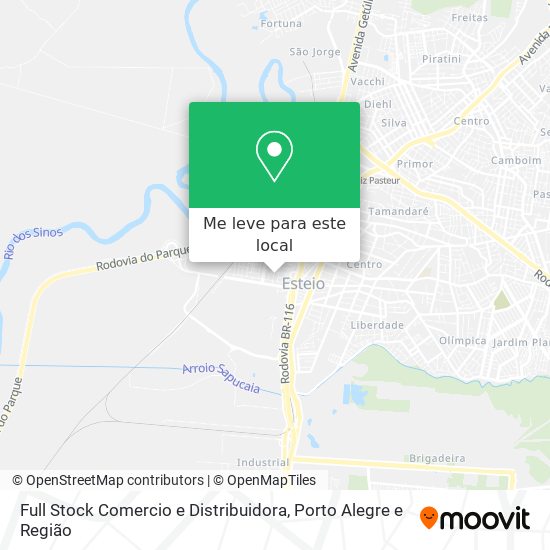 Full Stock Comercio e Distribuidora mapa