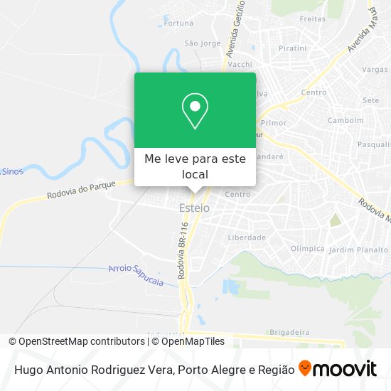 Hugo Antonio Rodriguez Vera mapa