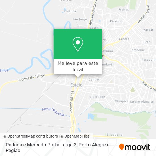 Padaria e Mercado Porta Larga 2 mapa