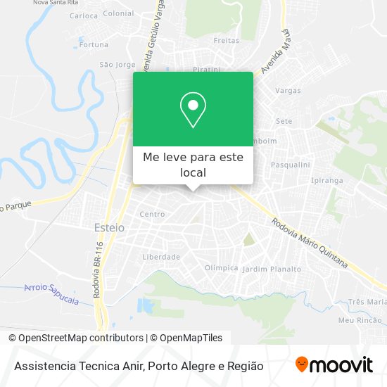Assistencia Tecnica Anir mapa