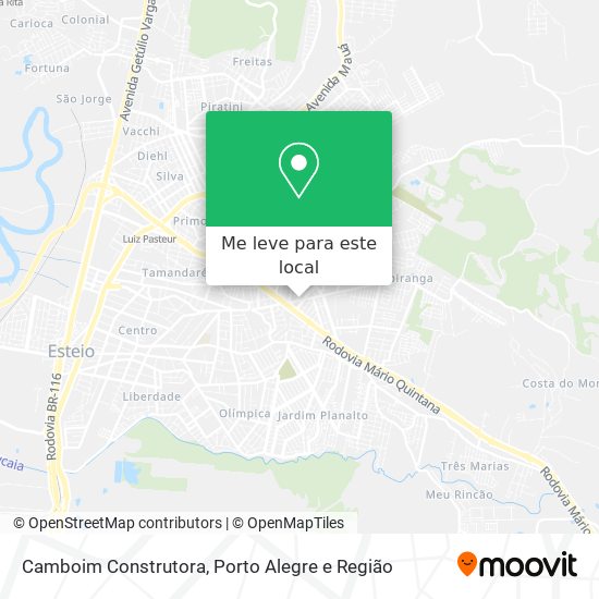 Camboim Construtora mapa
