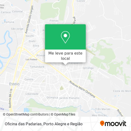 Oficina das Padarias mapa