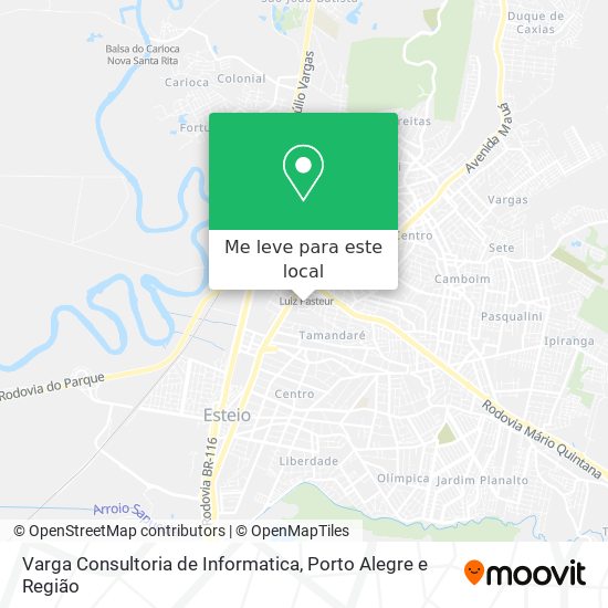 Varga Consultoria de Informatica mapa