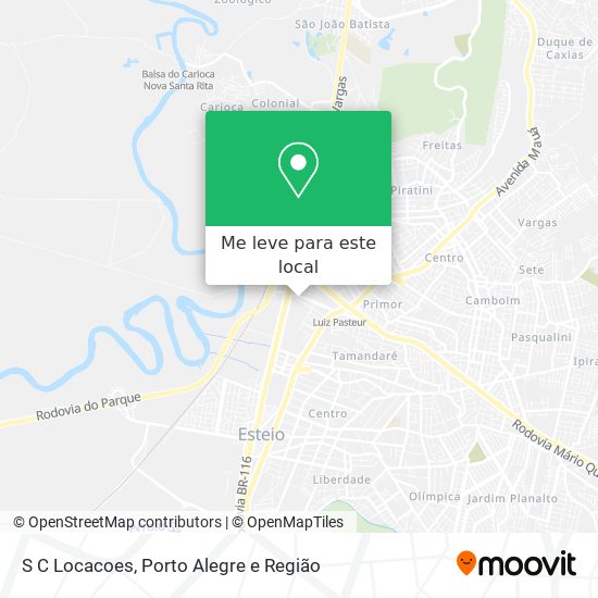 S C Locacoes mapa
