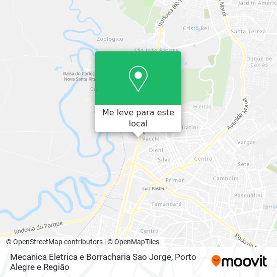 Mecanica Eletrica e Borracharia Sao Jorge mapa