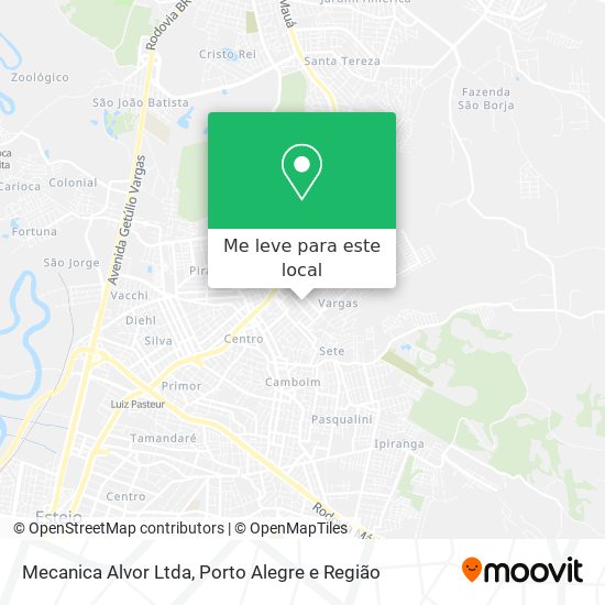 Mecanica Alvor Ltda mapa