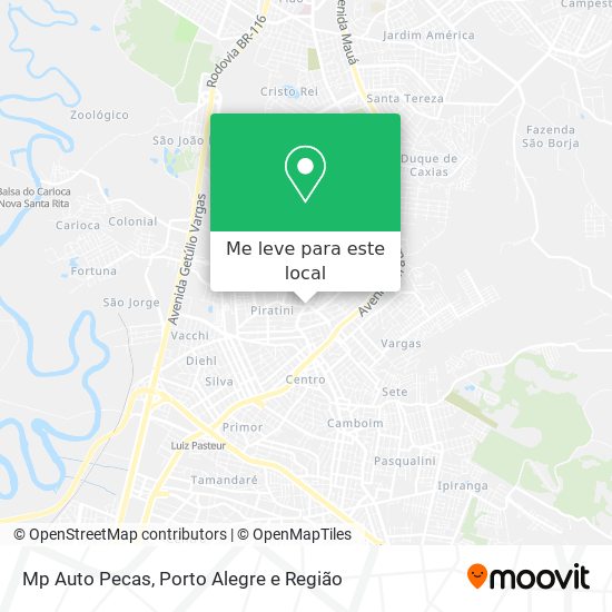 Mp Auto Pecas mapa